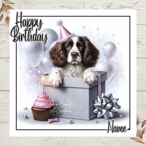 Personalised springer spaniel - personalised,