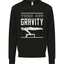 Gymnastics Turn Off Gravity Gymnast Pommel Horse Mens Sweatshirt Jumper