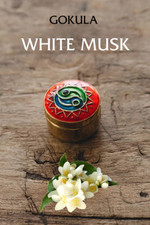 WHITE MUSK 100% NATURAL HANDMADE SOLID PERFUME ESSENTIAL OIL SENSITIVE SKIN