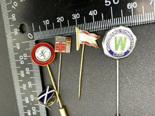 Vintage Collectable Gymnastics & Sports Tie Pins / Badge x 5 