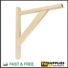 Single Heavy Duty Large Wooden Shelf Bracket Timber Shelf Bracket Shelf Support