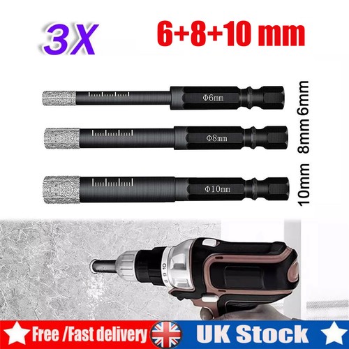Diamond tipped dry drill bits - diamond,