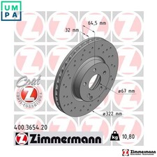 Brake disc 400 - disc, for