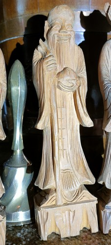 Hand carved wooden - carved,