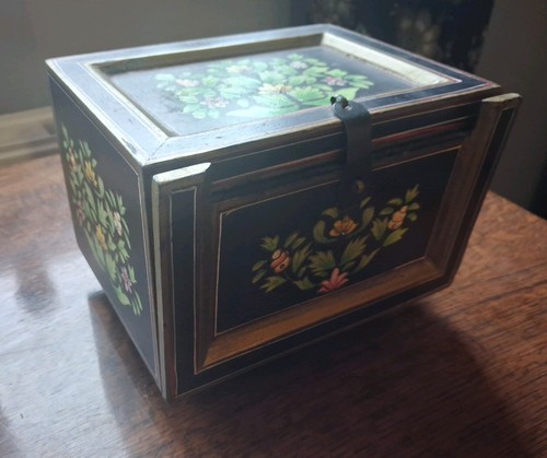 Vintage hand painted folk art - hand-painted,