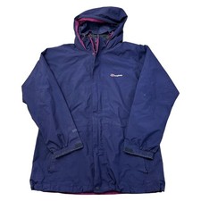 Berghaus Gore-Tex Jacket Walking Hiking Outdoor Dark Purple Womens XL Uk16
