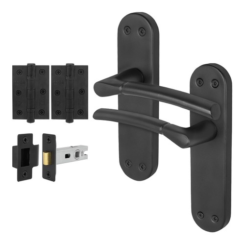 Black internal door handles - internal,