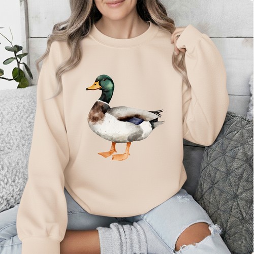 Mallard duck watercolor - mallard, art