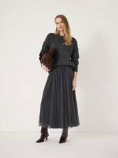 Millie Tulle Godet Maxi Skirt