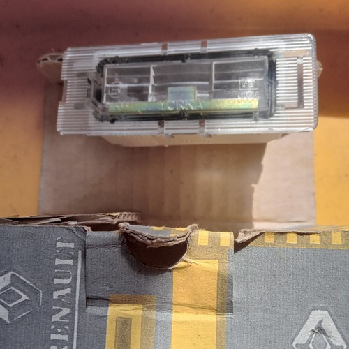 Number plate lamp - lamp, renault