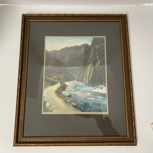 Antique hand tinted photo - antique, •