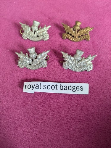 Royal scots thistle - x, badges