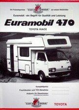 274424) Toyota Hiace Eura-Mobil 470 Brochure 198?