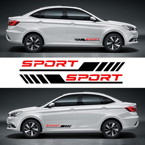 2pcs car door side - car, sport