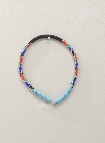 African zulu beaded ring - african,