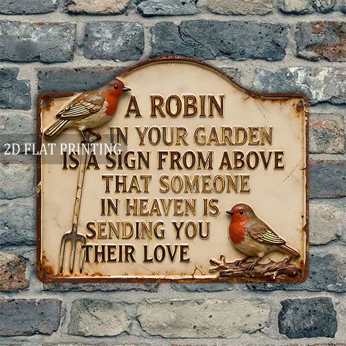 Robin your garden - in,