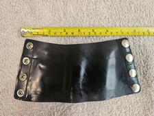 Rubber/Latex Fetish Black Wrist Wallet Regulation