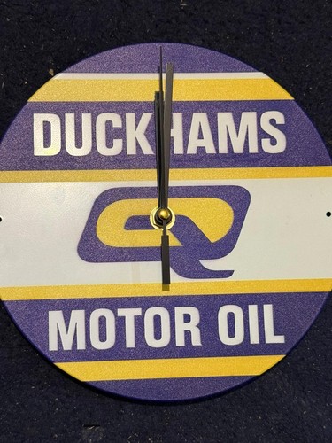 Duckhams motor oil - metal, wall