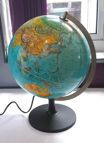 Large size scan - globe, denmark