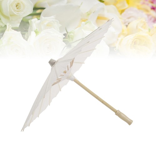 2pcs white paper parasol - paper,