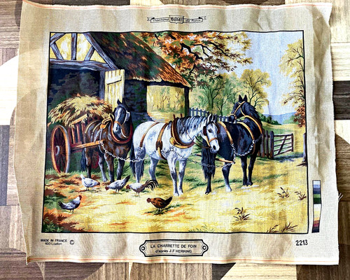 Margot printed needlepoint - margot,