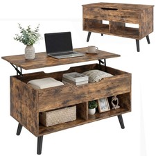 HOMCOM Lift Top Coffee Table
