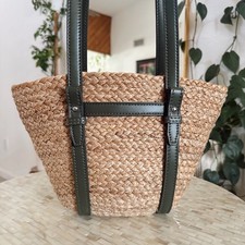 Zara Straw Tote Bag Woven