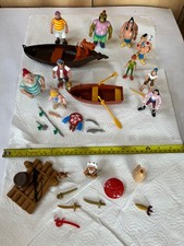 Disney Heroes Peter Pan Famosa 2094 Pirates Indians 2x Boat collectible Figures