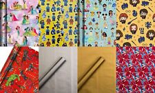 Hallmark Wrapping Paper Rolls - 8 Designs.  1 - 12 rolls - Brand New