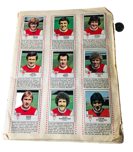 Football sticker album 1980 - album,