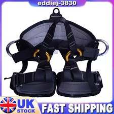 Rock Climbing Tree Surgeon Rappelling Harness Seat Safety Sit Seat Bust Belt UK