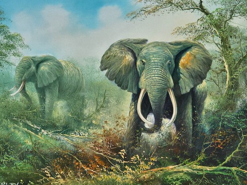 Framed original african - original,
