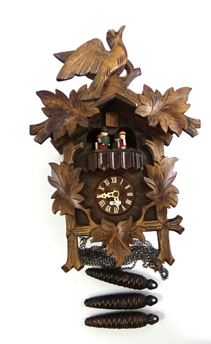 Vintage mapsa cuckoo clock - vintage,