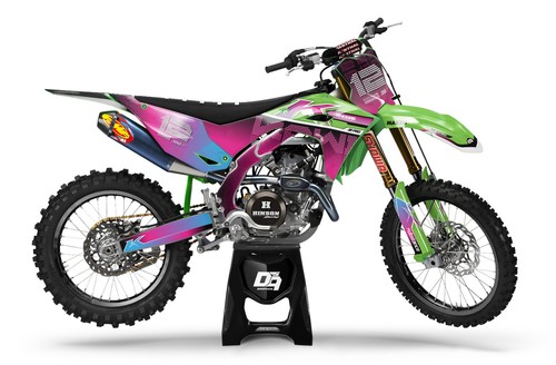 Kawasaki motocross graphics - motocross,
