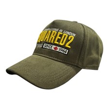 Dsquared2 Born in Canada London Cap Khaki – Embroidered Logo Unisex Hat