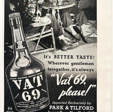 1937 Vat 69 Scotch Whisky