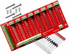 Model Railway Diode Matrix Route Selector 8 way complete with 50 Diodes
