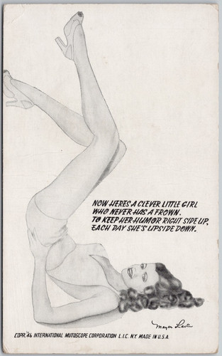Pinup woman clever little - pinup,