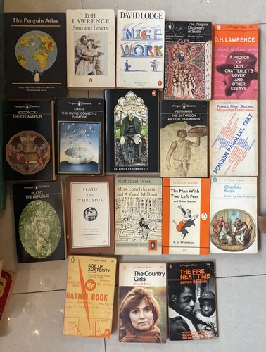 Job lot penguin paperback - lot,