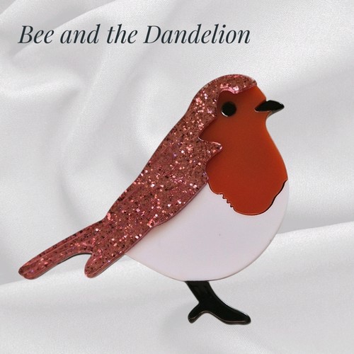 Christmas robin with sparkly - christmas,