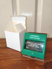 Emergency Break Glass Door Release Surface Wall Mount Single Pole