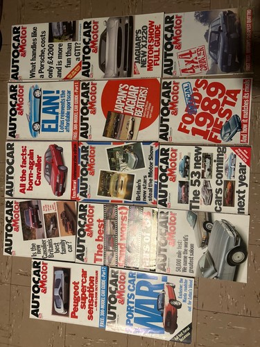 Autocar magazine joblot 1988 - magazine,