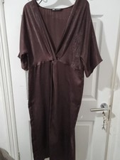 Zara Deep Purple Knot Midi