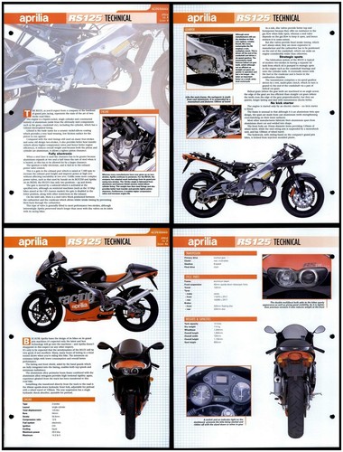 Aprilia rs125 technical - aprilia,