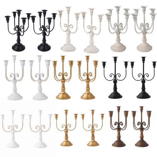 Vintage metal candelabra - vintage,