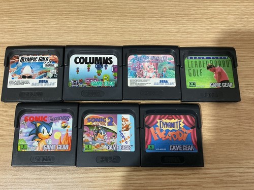 Sega game gear games - x,