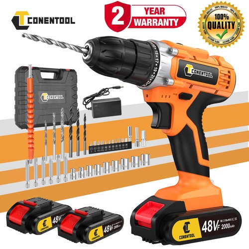 Battery cordless drill 48vf - drill,