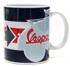 Vespa Blue Red And White Ceramic Mug With Logo 606764M003