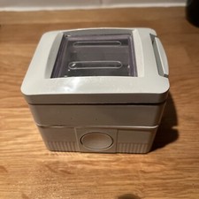 Gewiss 16A DP 1 Gang 1 Way Weatherproof Switch IP55 (QTY3) 