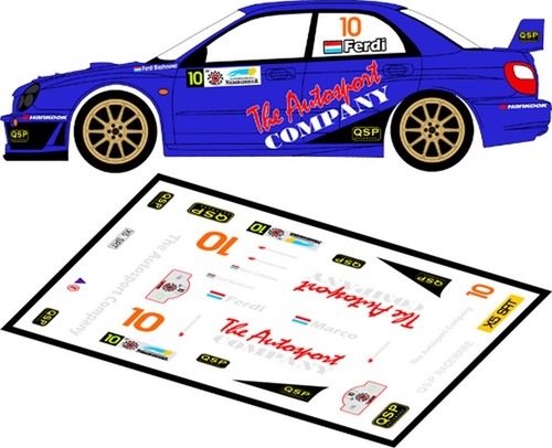 Decals subaru impreza wrc - subaru,